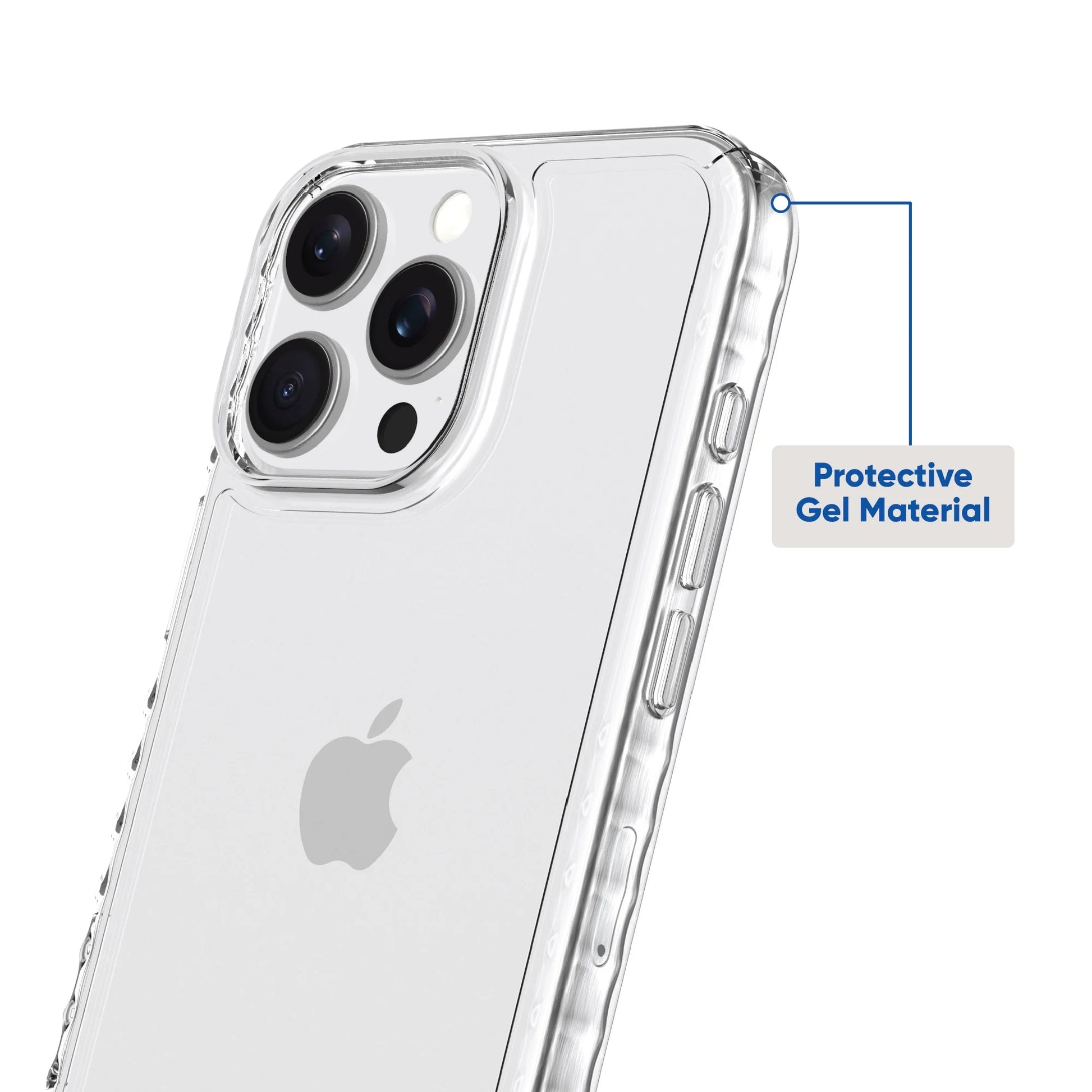 Crystal Clear Protective Gel Case for iPhone 16 Pro Max - Ultimate Protection